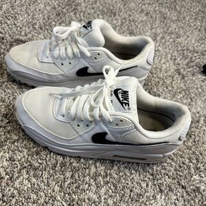 Nike Air White and Black Sneakers